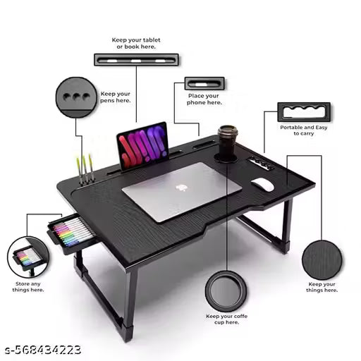 Rubicu Foldable Study Table – Study Anywhere Comfortably